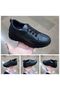 Women's Genuine Leather Orthopedic Wide, Comfortable Transitional Khaki Green Velcro Shoes - 3