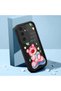Samsung Galaxy S24 Plus Compatible Black Silicone Case Shockproof Camera Protected Stylish Print - 2