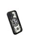 Oppo A55 4g Compatible Black Silicone Case Shockproof with Camera Protection Cartoon Pattern - 3
