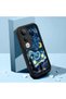 Vivo V50 Lite 4G/5G Compatible Black Silicone Case Shockproof Camera Protection Stylish Print - 2