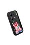 Poco M6 Pro 4g Compatible Black Silicone Case Shockproof with Camera Protection Stylish Print - 3