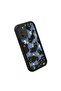 Oppo A16/A16S Compatible Black Silicone Case with Shockproof Camera Protection Stylish Print - 3