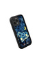 iPhone 12 Pro Max Compatible Black Silicone Case Shockproof with Camera Protection Stylish Print - 3
