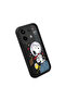 Redmi Note 13 Pro 5g Compatible Black Silicone Case Shockproof with Camera Protection Snoopy - 4
