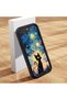 iPhone 7 Plus/8 Plus Compatible Black Silicone Case Shockproof Camera Protected Stylish Print - 2
