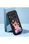 Redmi Note 14 Pro Plus+ 5g Compatible Black Silicone Case Shockproof Camera Protected Stylish Print - 3
