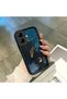 Infinix Smart 10 Compatible Black Silicone Case Shockproof Dragon Pattern with Camera Protection