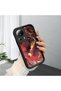 Mi 13 Lite Compatible Black Silicone Case Dragon Pattern with Camera Protection Shockproof