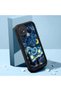 حافظة سيليكون سوداء متوافقة مع هاتف Oppo A15/A15S، مقاومة للصدمات، مع حماية للكاميرا، طباعة أنيقة - 2