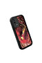 Oppo A55 4g Compatible Black Silicone Case Dragon Pattern with Camera Protection Shockproof - 3