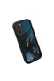 Oppo A16/A16S Compatible Black Silicone Case Shockproof Dragon Pattern with Camera Protection - 3
