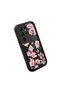 Samsung Galaxy S22 Ultra Compatible Black Silicone Case Shockproof Camera Protected Stylish Print - 3
