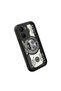 Vivo Y16 Compatible Black Silicone Case Shockproof with Camera Protection Cartoon Pattern - 3