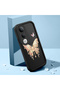 Vivo V50 Lite 4G/5G Compatible Black Silicone Case Shockproof with Camera Protection Butterfly Patterned - 2