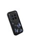 Vivo X300 Pro Compatible Black Silicone Case Shockproof with Camera Protection Butterfly Patterned - 3