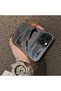 iPhone 14 Pro Compatible Silicone Edge Hard Back Anti-Fall Phone Case Air Patterned - 3