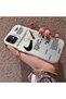 iPhone 11 Compatible Silicone Edge Hard Back Anti-Fall Phone Case Air Patterned - 2