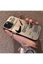 iPhone 14 Pro Max Compatible Silicone Edge Hard Back Anti-Fall Phone Case Air Patterned - 2