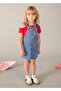 Girl's Salopet Denim Dress