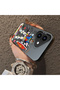 iPhone 17 Compatible Hard Acrylic Back Silicone Edge Lens Protection Mechanical Robot Pattern Case - 4