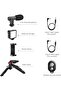 Vlogging kit 6 in 1 Combo (Shotgun Microphone, Selfie Light, Tripod Stand, Mobile Holder, Shock Moun - 3