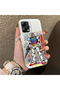 Xiaomi Poco X5 Compatible Hard Acrylic Back Silicone Edge Lens Protection Mechanical Robot Pattern Case - 2