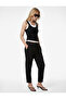 Crepe Scuba Fabric Comfortable Fit Pocketed Waist Tie-Detail Jogger Pants Pants