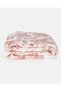 Beige Geometric Printed Double Size Blanket - 3