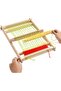 FABRICWORKS DIY Wooden Weaving Loom Set – Shuttle Loom Kit with Tools - 3