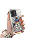 Realme C63 4G/C61 Compatible Hard Acrylic Back Silicone Edge Lens Protection Mechanical Robot Pattern Case