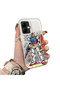 Infinix Smart 10 Compatible Hard Acrylic Back Silicone Edge Lens Protection Mechanical Robot Pattern Case