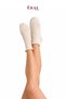 3 Pairs of Cotton Ruffled Women's Booties Socks – Stitch-Free Toe - 6
