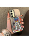 Samsung Galaxy S24 Fe Compatible Hard Acrylic Back Silicone Edge Lens Protection Mechanical Robot Pattern Case - 2