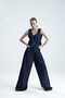 Hi̇la Gold Button Denim Look Premium Trousers