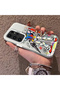 Samsung Galaxy S23 Ultra Compatible Hard Acrylic Back Silicone Edge Lens Protection Mechanical Robot Pattern Case - 3
