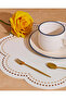 Gold Stainless Steel Cake Fork Set 4 Piece