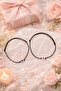 Black Red String Cord Fate Bond Couple Bracelet Heart B Beaded Lover Bracelet - 5