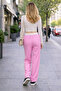 Women's Trend Striped Wide-Leg Pink Palazzo Pants - 3