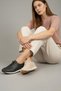Shoe Basket Women's Ornamental Lace-Up Comfortable Sole Orthopedic Casual Shoes - 3