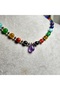 7 Chakras - Seven Chakras Natural Stone Necklace - 42Cm+5Cm - Only Hand Made - 5