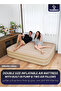 Durable Inflatable Double Size Air Mattress with 2 Air Pillows for Hiking Camping Outdoor Sleepovers
