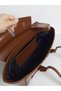 Women's Brown Day and Night Event Shoulder Soft Faux Leather Bag - 5