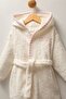Licensed Baby Girl Cream Bathrobe Set 4 Pieces - 4