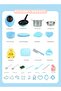 32pcs Realistic Mini Kitchen Set for Kids Cooking Play Educational Boys Girls Gift Blue - 4