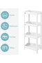 Bathroom Shower 4-Layer Plastic Corner Shelves Storage Unit for Bathroom Kitchen [Rust Proof] - 7