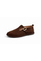 Genuine Brown Suede Suede Shoes 4403 - 2