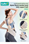 Pregnancy Belly Support Band, Adjustable Breathable Maternity Support Belt, Adjustable 3-in-1 Maternity Belt with Shoulder Strap and Back Support - 3