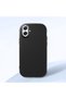 Samsung Galaxy A07 Compatible Camera Protected Black Soft Silicone Phone Case Patterned - 3