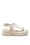 Maia Clara Women's Flip Flops Sandals 00121060 Beige - 6