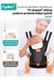Baby Carrier, Baby Wraps Carrier with 2 Bibs and 2 Rattle Toys Set, Ergonomic Babywearing, Adjustabl - 3